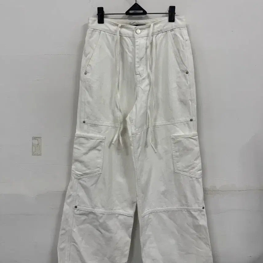 [BUNJANG] Diagonal Ribbon Strap Pants / (S)다이애그널 리본스트랩 팬츠