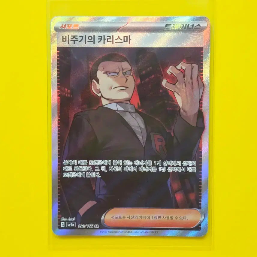 [BUNJANG] Pokemon Card Team Magma Leader's Grunt SR / 포켓몬카드 비주기의 카리스마 SR