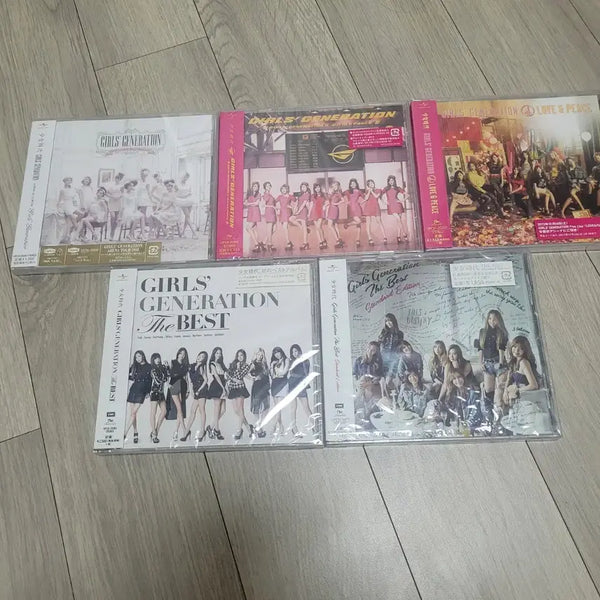 [BUNJANG] Girls' Generation Japan Album 5-Set (Sealed) / 소녀시대 (Girls' Generation) CD 일본 앨범 미개봉 5종 세트