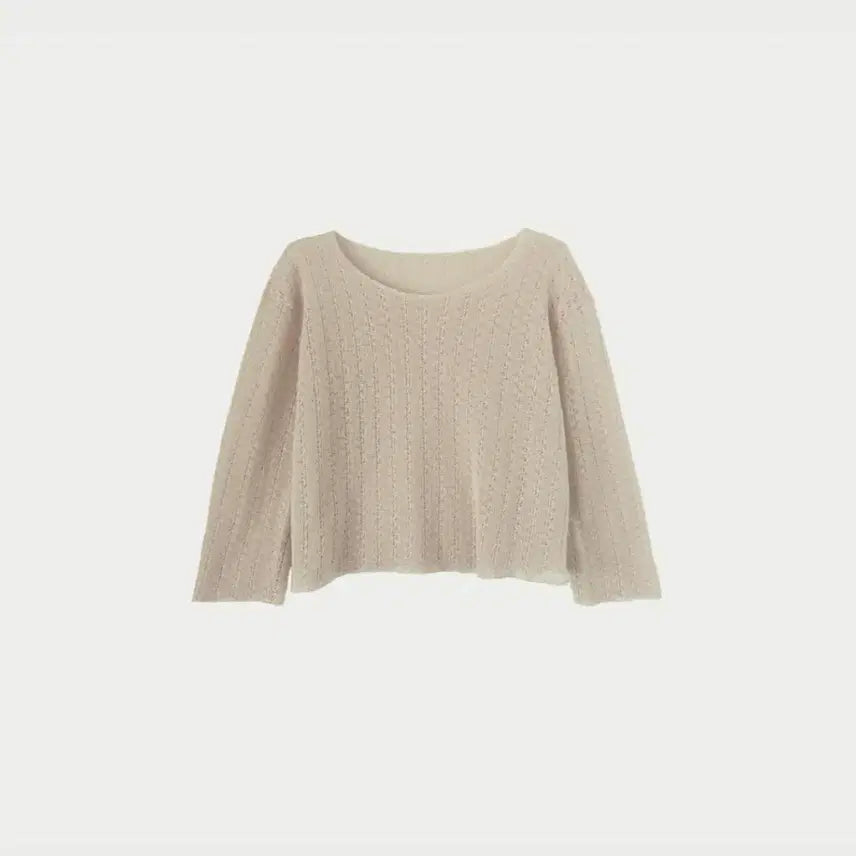 [BUNJANG] Many Many Mode Mist Top Beige Knit / 베이지 여름 니트-매니매니 모드 mist top / beige (새상품)