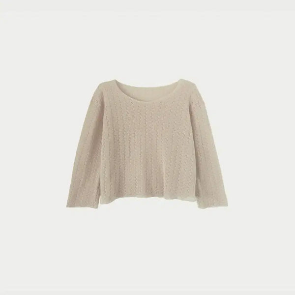 [BUNJANG] Many Many Mode Mist Top Beige Knit / 베이지 여름 니트-매니매니 모드 mist top / beige (새상품)