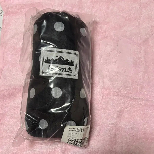 [BUNJANG] Hysan Dot Backpack Black / 하이산 도트 백팩 블랙 검정 새상품