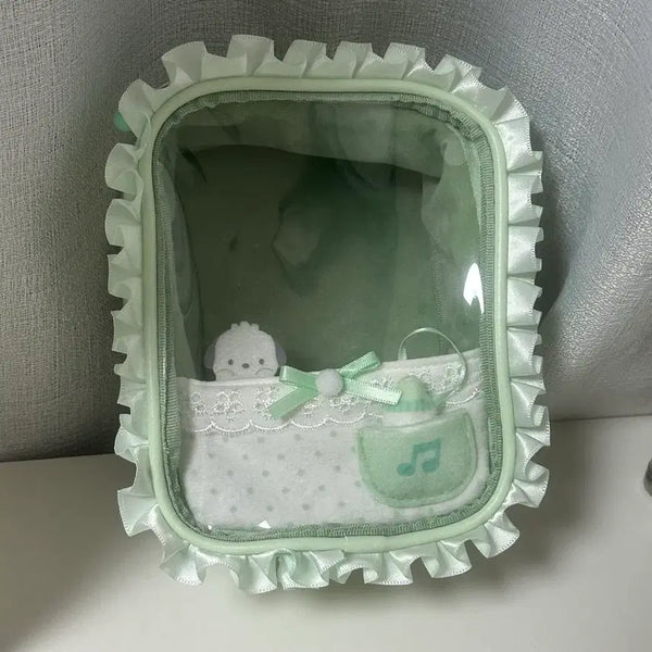 [BUNJANG] Sanrio Pochacco Cradle Pouch Bag Charm Mint / 산리오 포챠코 요람 파우치 가방 고리 민트색