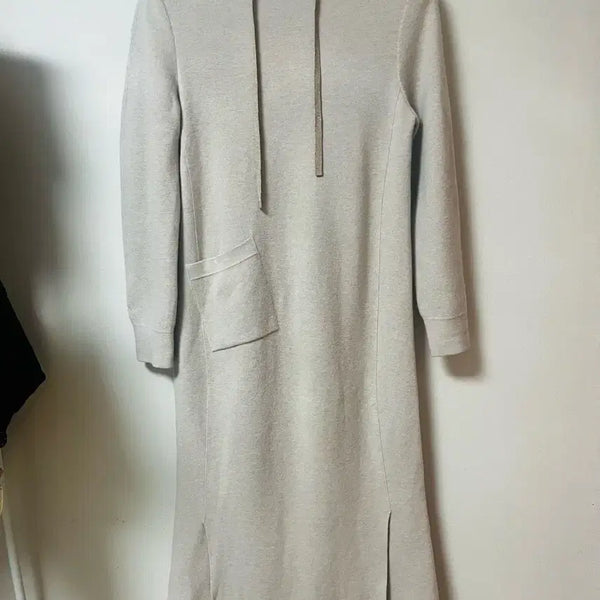 [BUNJANG] TIME Hooded Knit Dress / 한섬 타임 후드 니트 원피스