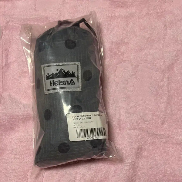[BUNJANG] Haesan Dot Backpack Charcoal / 하이산 도트 백팩 차콜 회색 미개봉