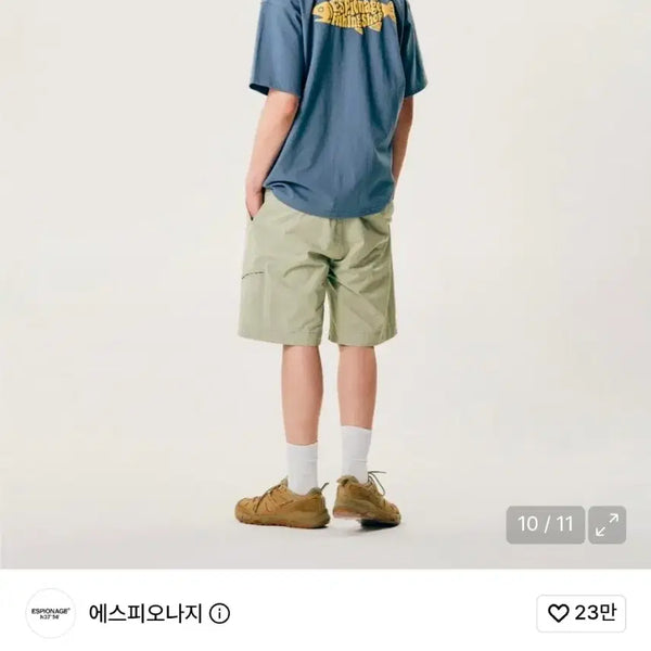 [BUNJANG] Espionage Fishing Shop Heavyweight T-Shirt M / 에스피오나지 피싱샵 헤비웨이트 티셔츠 M