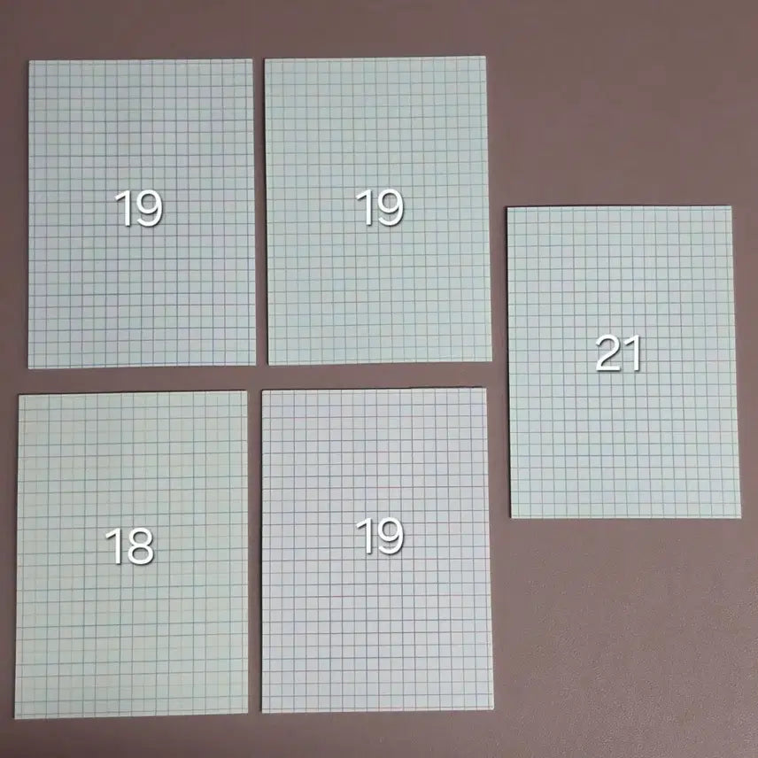 [BUNJANG] Bundle Set 96 Sheets Background Memo Pad / 28. [일괄] 떡메모지 / 배경지 96매