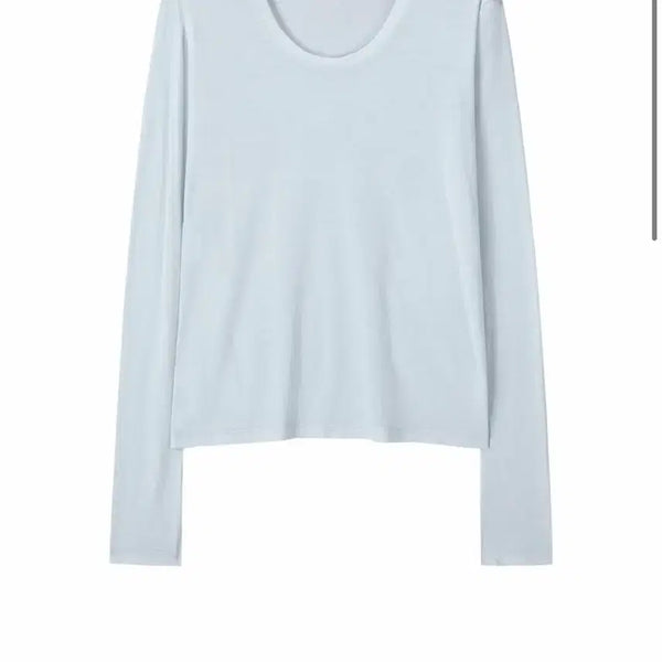 [BUNJANG] Breeze Archive Scoop Neck Tee / 브리즈 아카이브 scoop neck tee