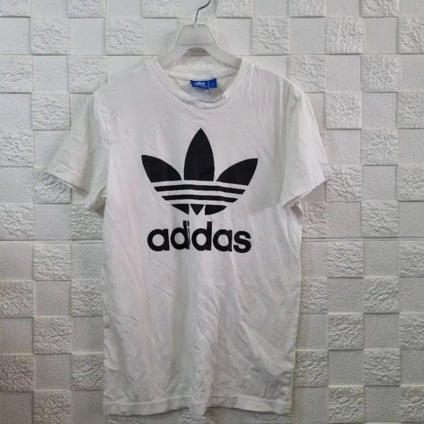 [BUNJANG] Adidas Trefoil Logo T-Shirt White / 아디다스 트레포일 반팔티 화이트