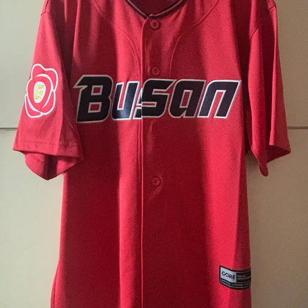 [BUNJANG] Lotte Giants 2024 Core Dongbaek Authentic Uniform Jung Hyun Soo (Size 100) / 롯데자이언츠 24 코어 동백 어센틱 유니폼  정현수