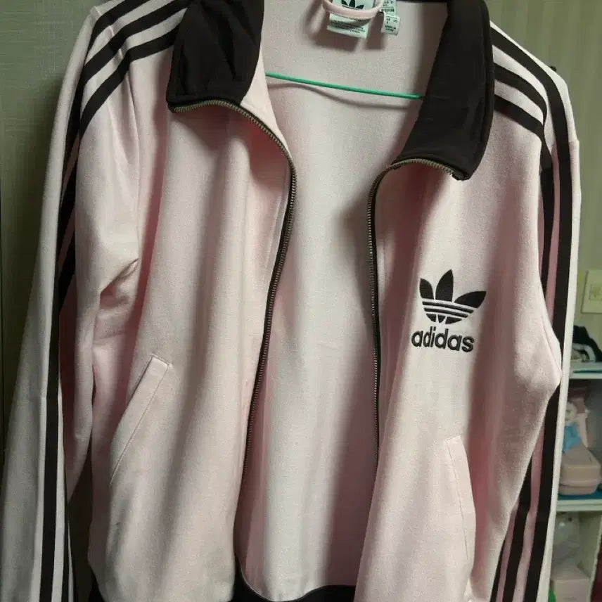 [BUNJANG] Adidas Pink Training Jacket L / 아디다스 저지 핑크 L