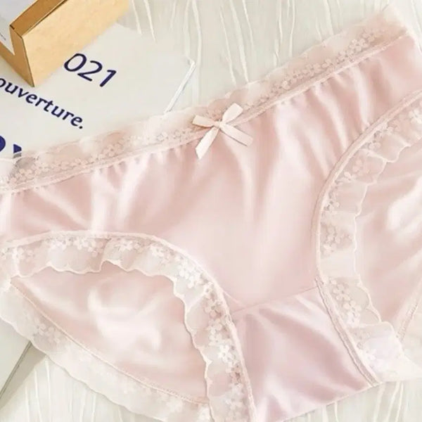 [BUNJANG] Women's Pink Lace Panties / [이벤트]중고 여성 팬티 핑크 레이스