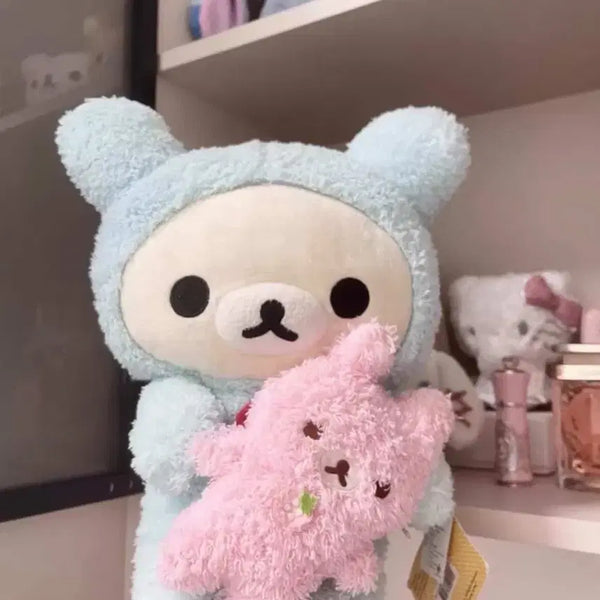 [BUNJANG] Korilakkuma Sky Blue Usagi Rabbit Plush / 코리락쿠마 하늘색 우사기 토끼 인형