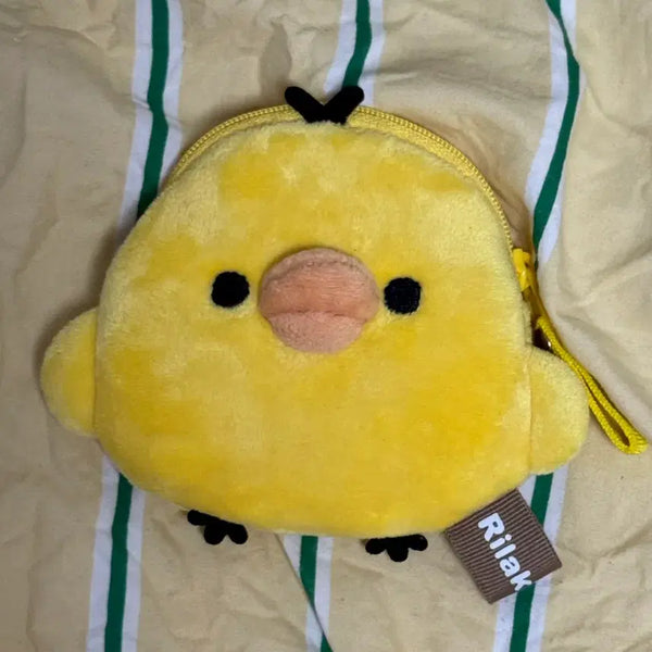 [BUNJANG] San-X Rilakkuma Kiiroitori Piggy Bank Coin Purse / 산엑스 리락쿠마 키이로이토리 돼병이 동전지갑