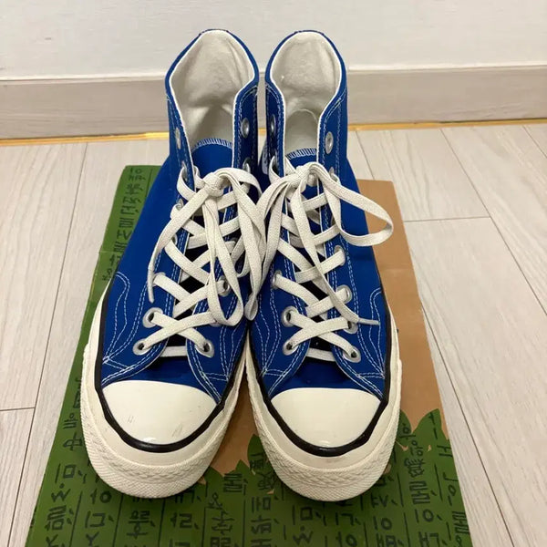 [BUNJANG] Converse Chuck 70 High Sketch Blue Sneakers / 컨버스 척 70 하이 스케치 블루 270