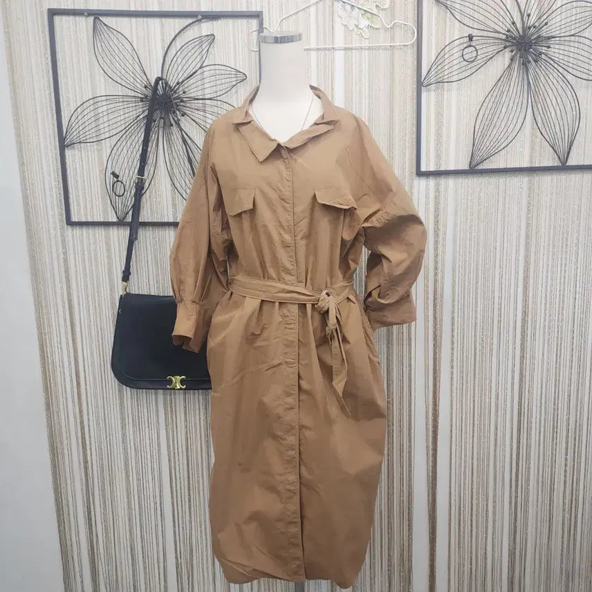 [BUNJANG] A. Testoni Beige Trench Coat - Size 77 / a.testoni 베이지 트렌치 코트 77사이즈