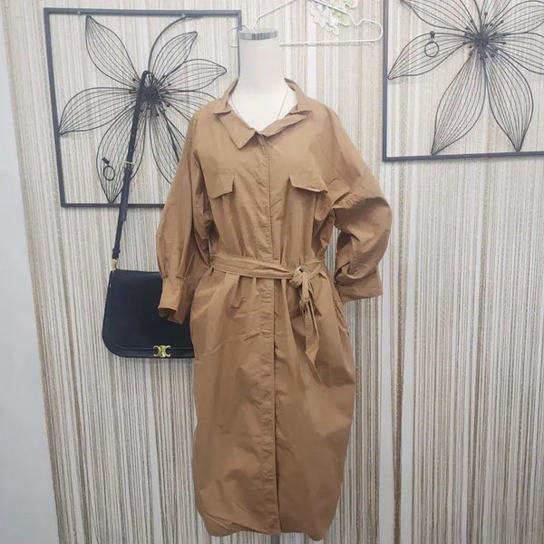 [BUNJANG] A. Testoni Beige Trench Coat - Size 77 / a.testoni 베이지 트렌치 코트 77사이즈