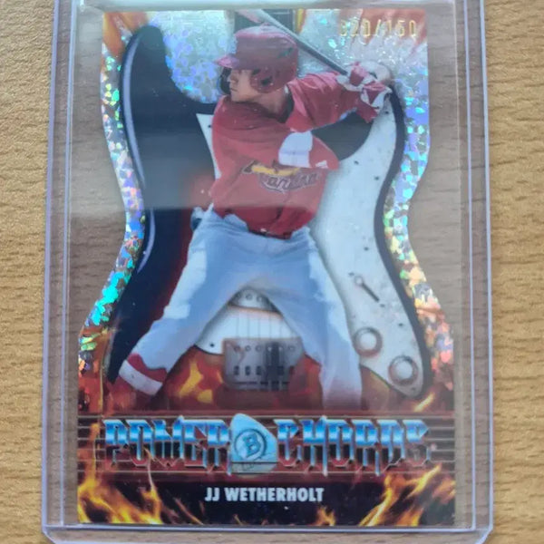 [BUNJANG] MLB 2026 Bowman Chrome JJ Wetherholt St. Louis Cardinals 150 Limited Edition Mini Diamond Card / MLB 2026 바우만크롬 세인트루이스 JJ 웨더홀트 150한정 미니 다이아몬드카드 판매합니다.