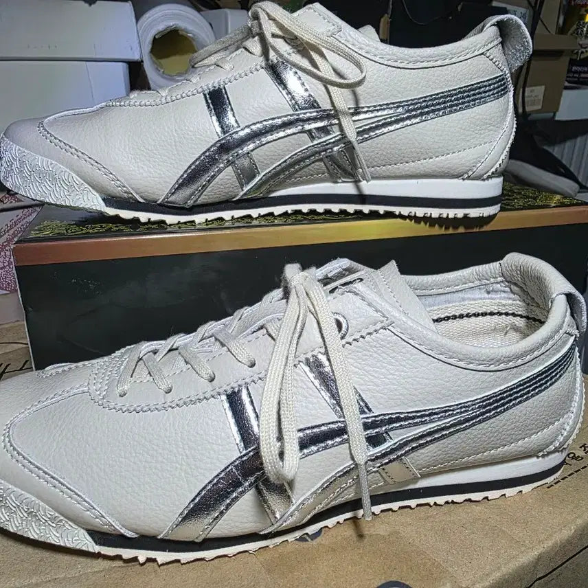 [BUNJANG] Onitsuka Tiger Mexico 66 SD Birch Silver / 오니츠카타이거 멕시코 66 SD 버치 실버 225