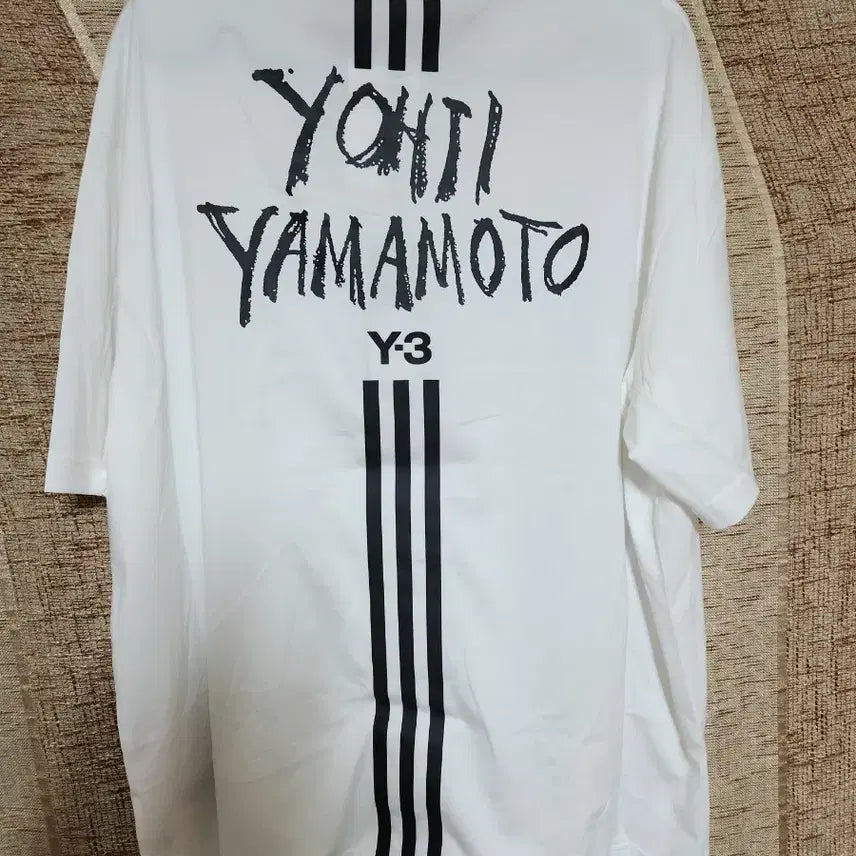 [BUNJANG] Yohji Yamamoto Back Logo T-Shirt (2XL New) / y3 요지 야마모토 백로고 반팔티 (2XL 새상품)
