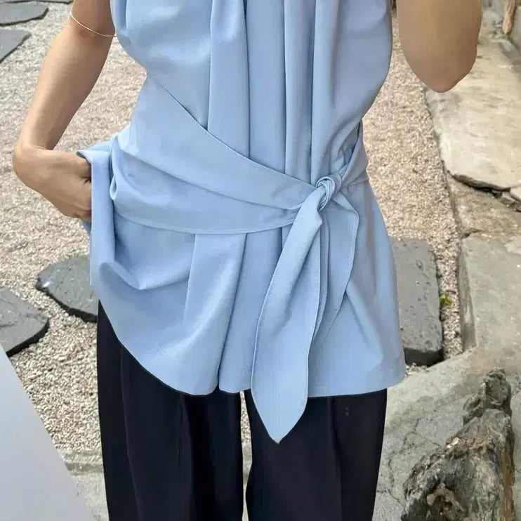 [BUNJANG] OSTHER Blouse Scarf Set / 오스더 블라우스 스카프 세트