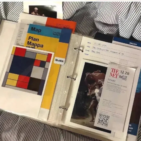 [BUNJANG] Display Lab Museum Diary Ticket Book Scrapbook / 새상품)뮤지엄다이어리 티켓북 스크랩북 다꾸 전시회 디스프레드랩