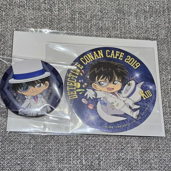 [BUNJANG] Detective Conan Kaito Kid Collaboration Cafe Can Badge Set / 명탐정코난 괴도키드 콜라보카페 캔뱃지 정리 처분