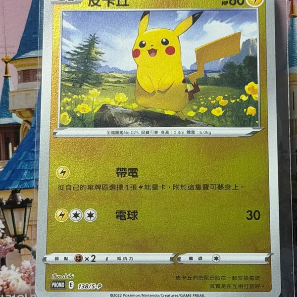 [BUNJANG] Pokemon Pikachu Promo Holo Card (Reprint) - A-Grade / 중판 포켓몬카드 피카츄 프로모 홀로카드 A-급