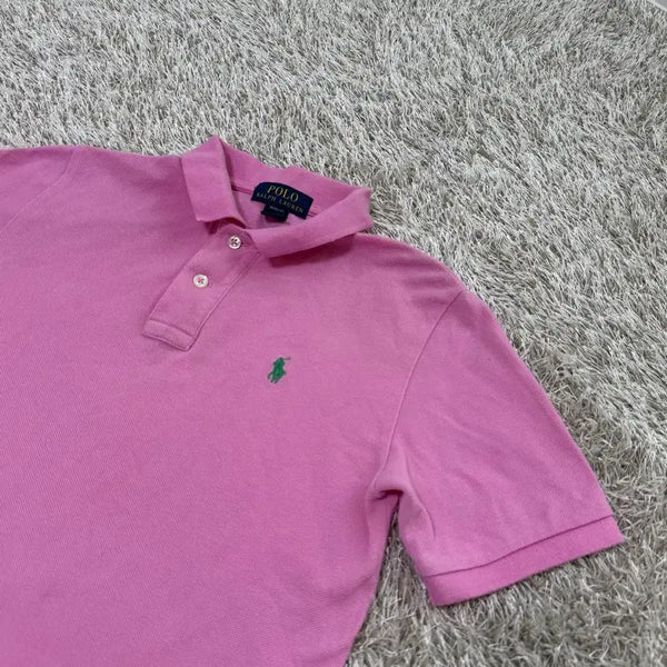 [BUNJANG] Polo Ralph Lauren Women's Short Sleeve Polo Shirt Pink Size S / 폴로 반팔 카라티 정품