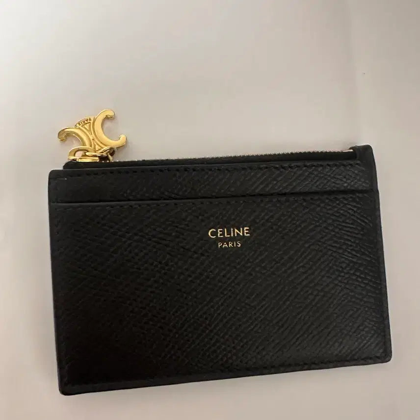 [BUNJANG] Celine Triomphe Card Holder Black / 셀린느 카드지갑