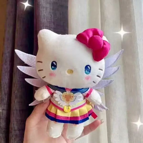 [BUNJANG] Hello Kitty Sailor Moon Plush Keychain / 새상품 세일러문 헬로키티 인형 키링