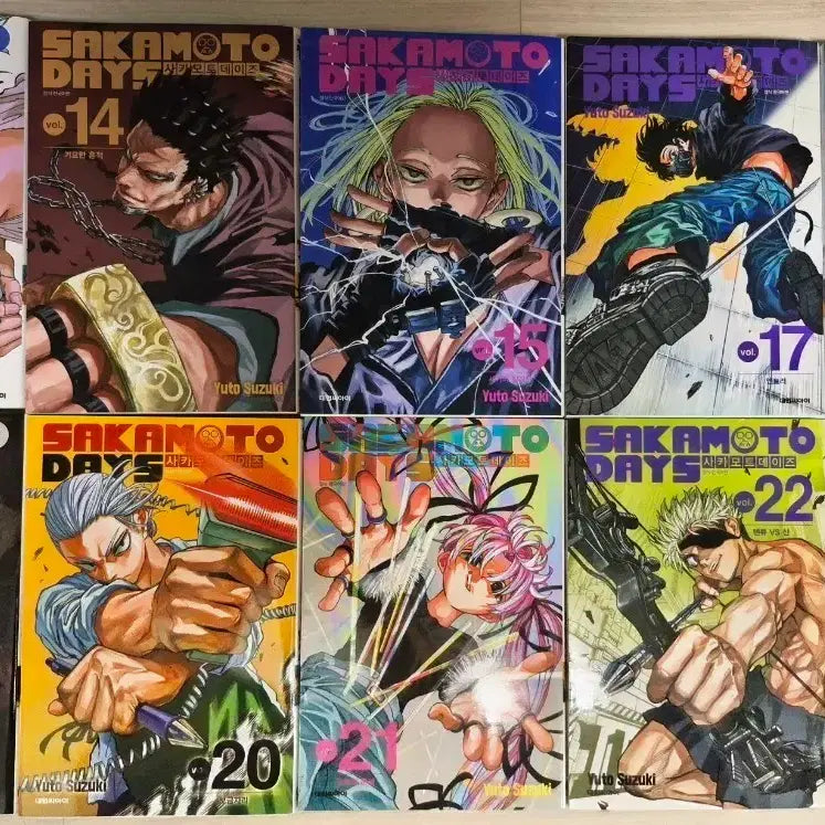 [BUNJANG] Sakamo Days Manga Volumes 13-23 Bundle Set / 사카모토데이즈 만화책 13~23권 일괄 나눔