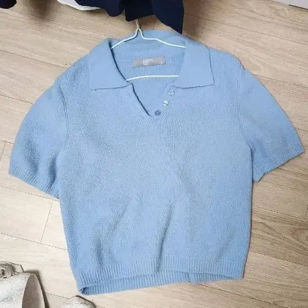 [BUNJANG] 8 Seconds Short Sleeve Knit Top / 에잇세컨즈 반팔니트