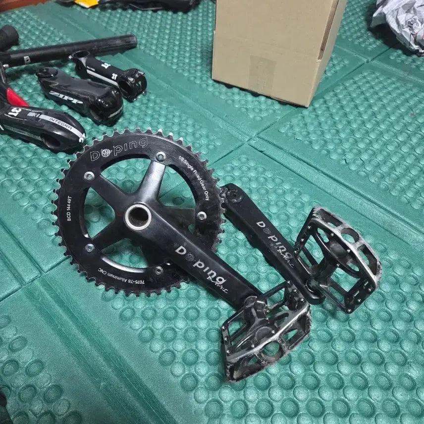 [BUNJANG] DEITY Compound Crankset / 픽시 도핑 외장 크랭크셋 급처!!