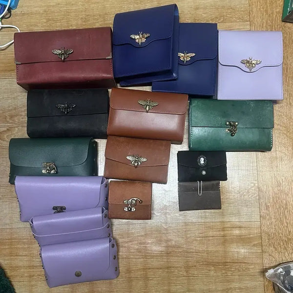 [BUNJANG] Vintage Diary Storage Box Leather Pouch Antique Pouch / 세트별가능) 빈티지 다꾸 다이어리 보관함 가죽 파우치 엔틱 파우치 다꾸템 합성가죽