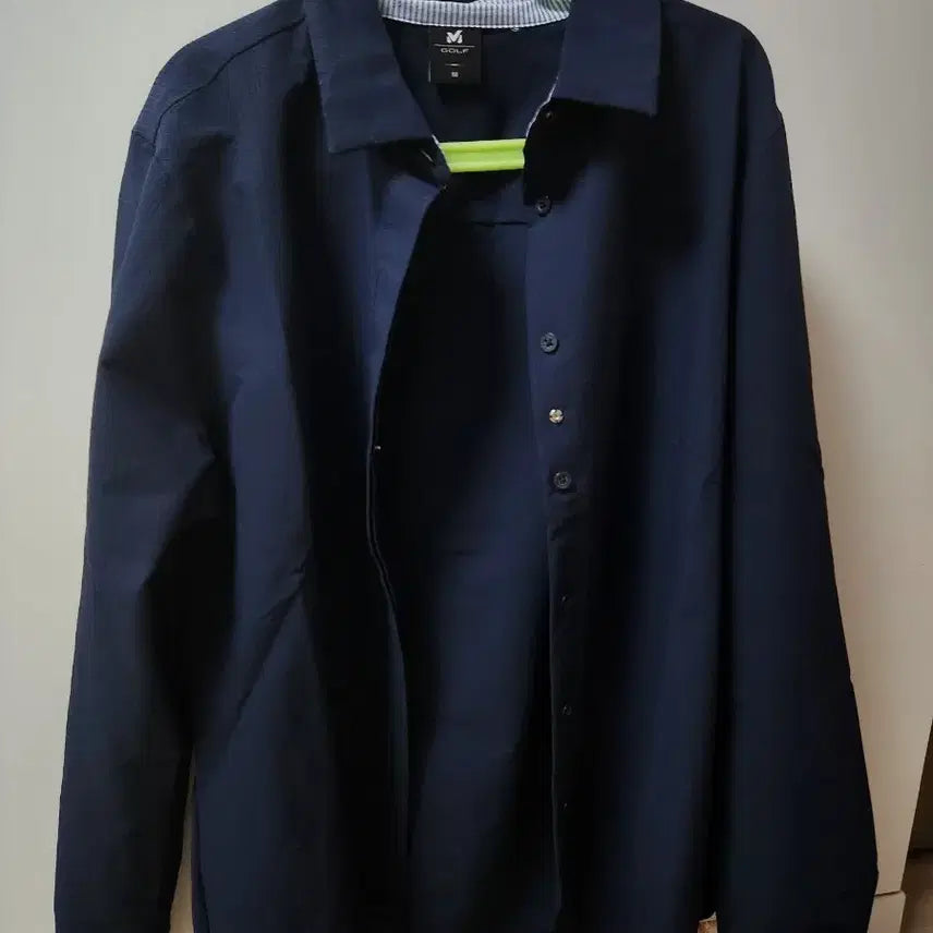 [BUNJANG] M Golf Navy Summer Shirt / 여름 네이비셔츠