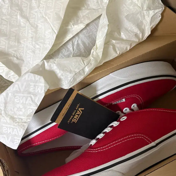 [BUNJANG] Vans Authentic Mule Racing Red Shoes / 반스 어센틱 뮬 레이싱 레드 270mm