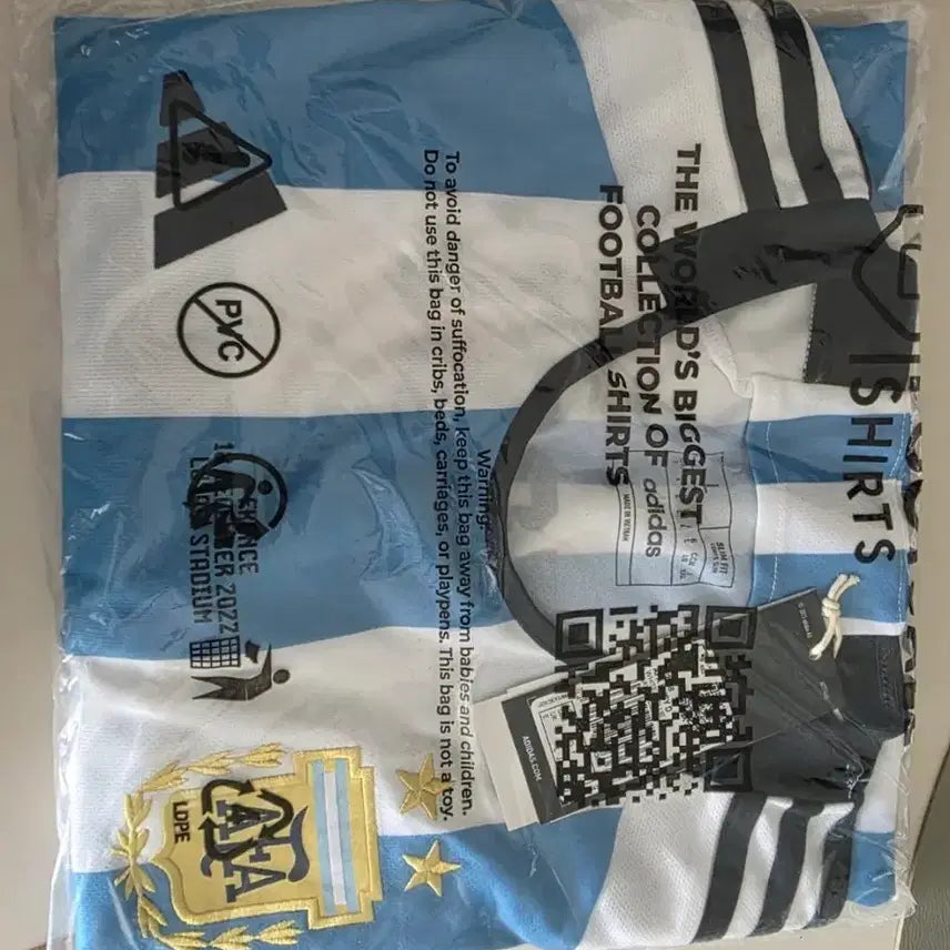 [BUNJANG] Argentina Lionel Messi 2022 World Cup Jersey L / 아르헨티나 프랑스 결승 카타르 월드컵 메시 유니폼 L