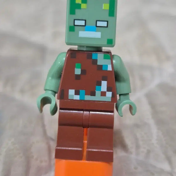 [BUNJANG] LEGO Minecraft Drowned Zombie Minifigure 21164 / 레고 마인크래프트 익사좀비 미니피규어 21164