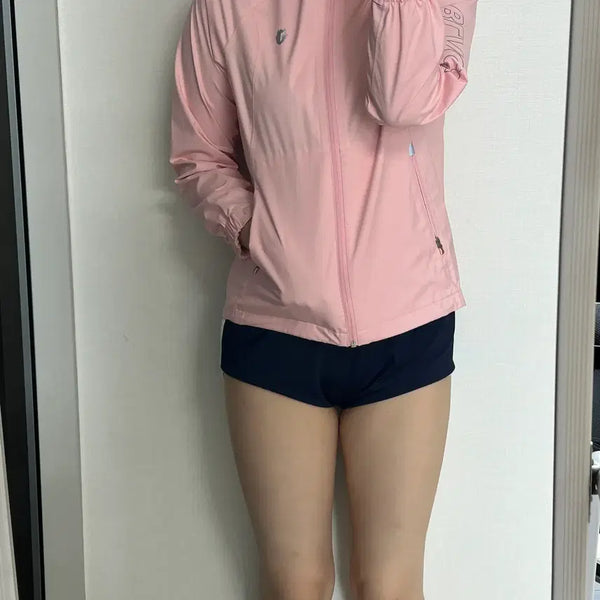 [BUNJANG] Blackyak Pink Windbreaker 155 / 블랙야크 핑크색 바람막이 155