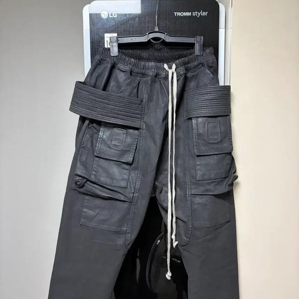 [BUNJANG] Rick Owens 24FW Critche Taekwondo Waxed Denim Pants - Size M / 24fw 릭오웬스 크리치 태권도 왁스데님 팬츠 사이즈 m