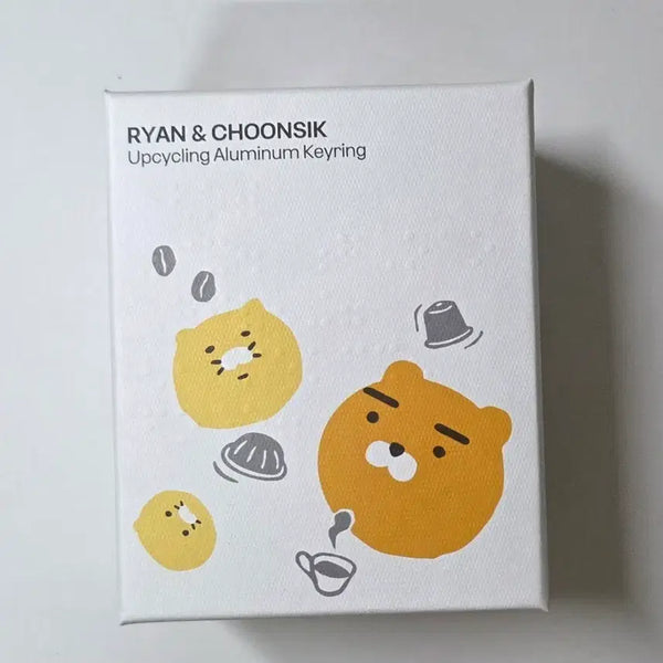 [BUNJANG] Kakao Friends Ryan Chunsik Upcycled Aluminum Keyring / 새상품) 라이언 춘식이 새활용 알루미늄 키링
