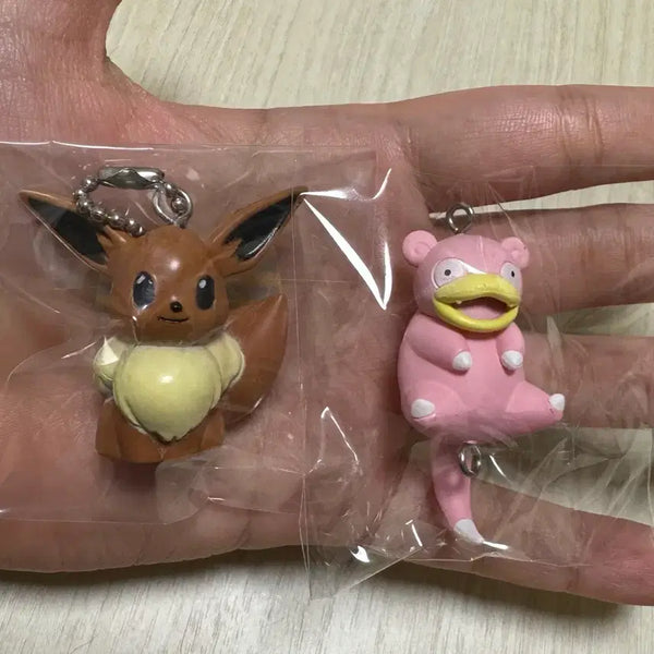 [BUNJANG] Pokemon Eevee Slowpoke Keyring Bundle Set / 일괄) 고전 포켓몬 이브이 야돈 키링