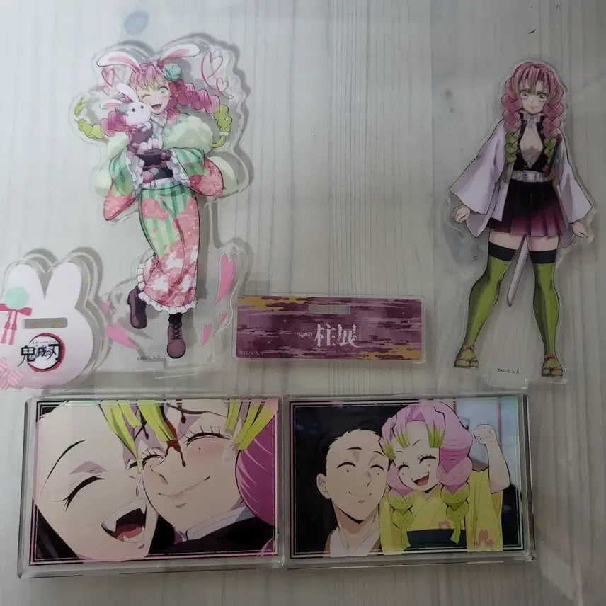 [BUNJANG] Demon Slayer Mitsuri Acrylic Set / 귀멸의 칼날 미츠리 아크릴 세트