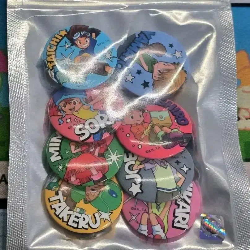 [BUNJANG] Digimon Adventure Exhibition Tai's Pendant Digimon Tamers Badge Set / 디지몬 어드벤처 전시회 태일이펜던트 무신사 디지몬 테이머 뱃지세트