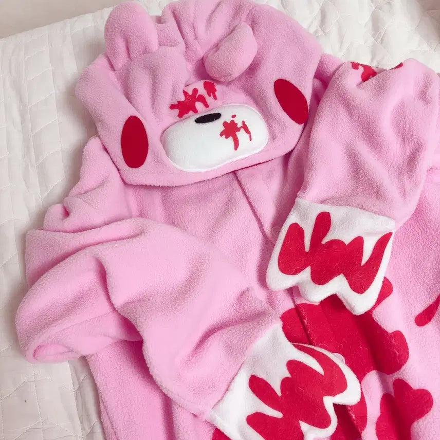 [BUNJANG] Glumic Bear Pajamas Kigurumi Sleepwear / 글루미베어 파자마 양산형 지뢰계 키구루미 잠옷 일녀