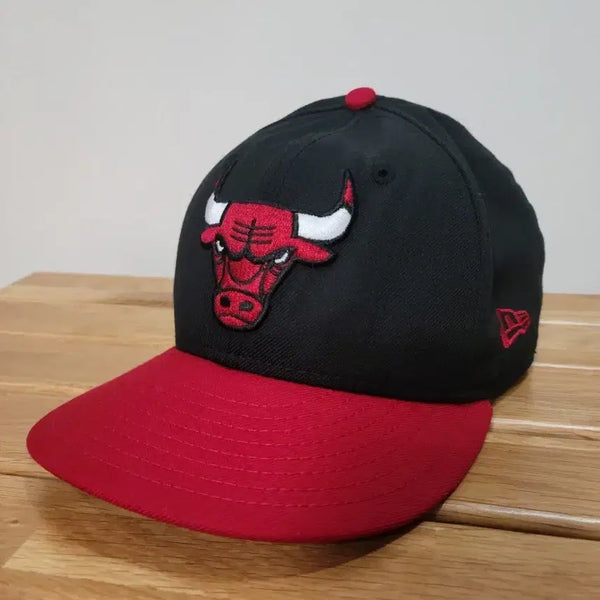 [BUNJANG] New Era Chicago Bulls 59FIFTY Cap Hat / 뉴에라 시카고 불스 캡모자 59FIFTY 7 1/4 블랙/레드