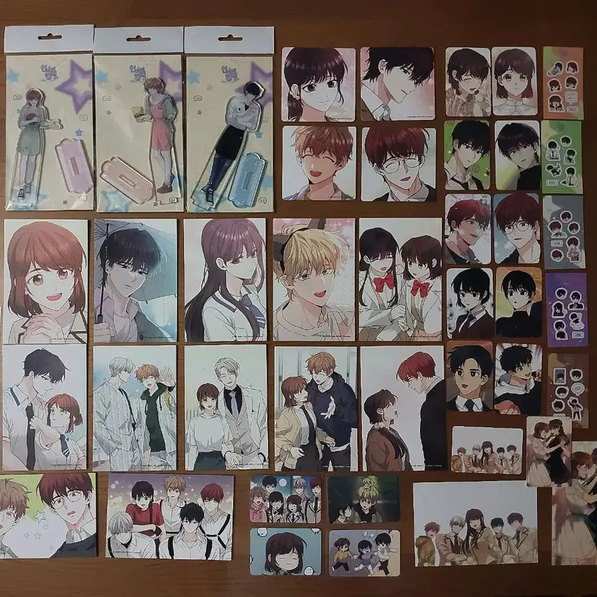 [BUNJANG] Insouiui Beopchik Toonique Collaboration Cafe Acrylic Stand, Photocard, Postcard Bundle Set / 인소의 법칙 투니크 콜라보 카페 아크릴, 포토카드, 엽서 등 일괄 판매합니다!