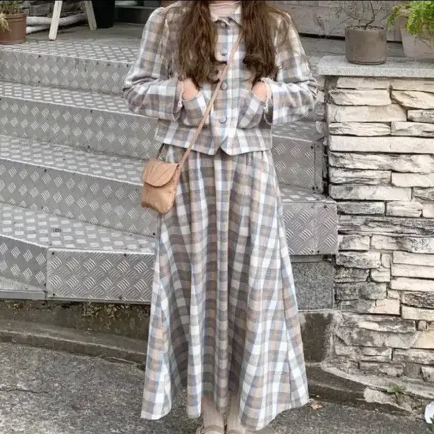 [BUNJANG] Mimi Boutique Sora Two-Piece Set / 미미부티크 소라 투피스 택O