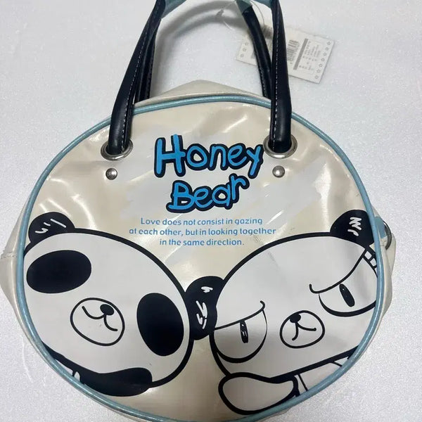 [BUNJANG] Vintage Round Tote Bag / 빈티지 원형 토드백 새상품